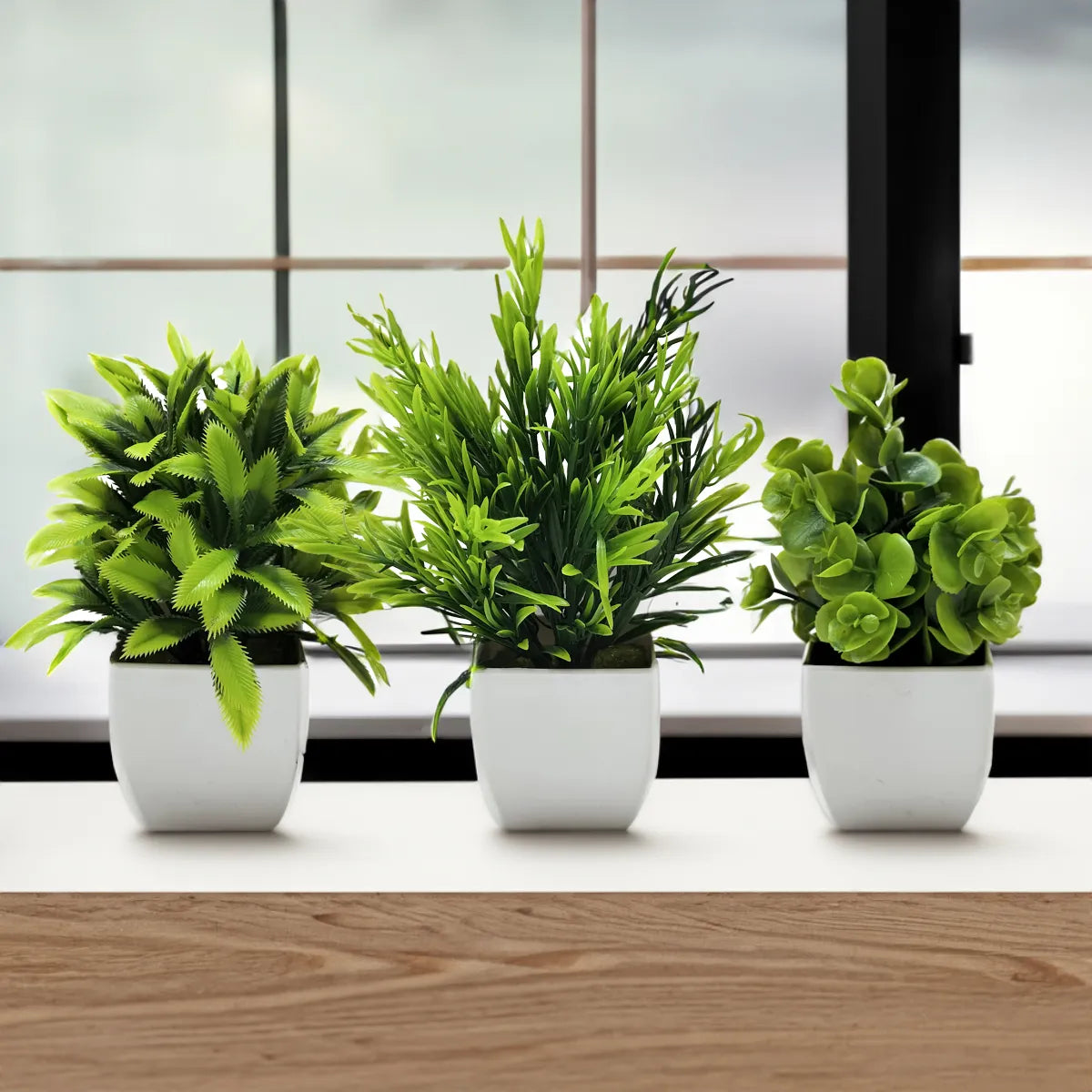 plastic office plants Tree Window Sill Office Table Desktop Decoration Plastic Garden Fake P –  Farmson Enterprises
